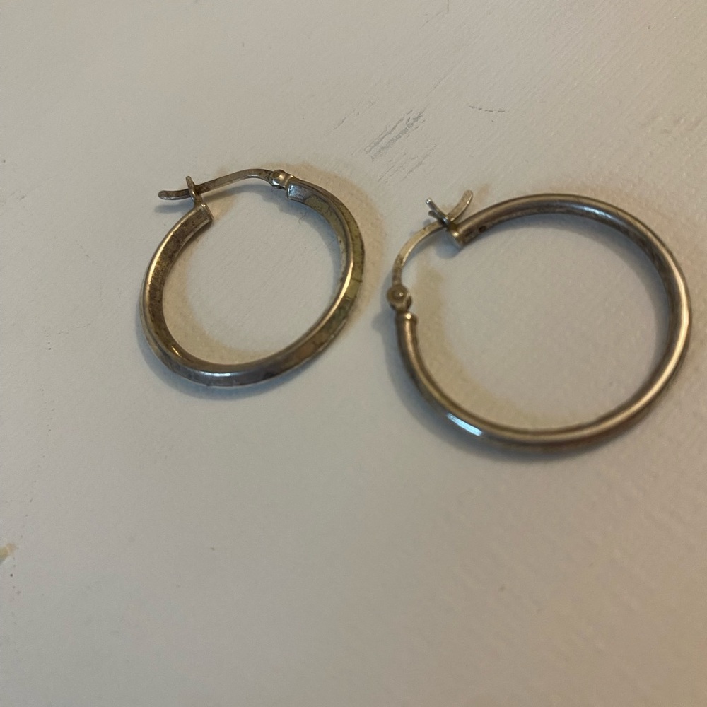Classic Silver Hoop Earrings - Small Women Jewelry